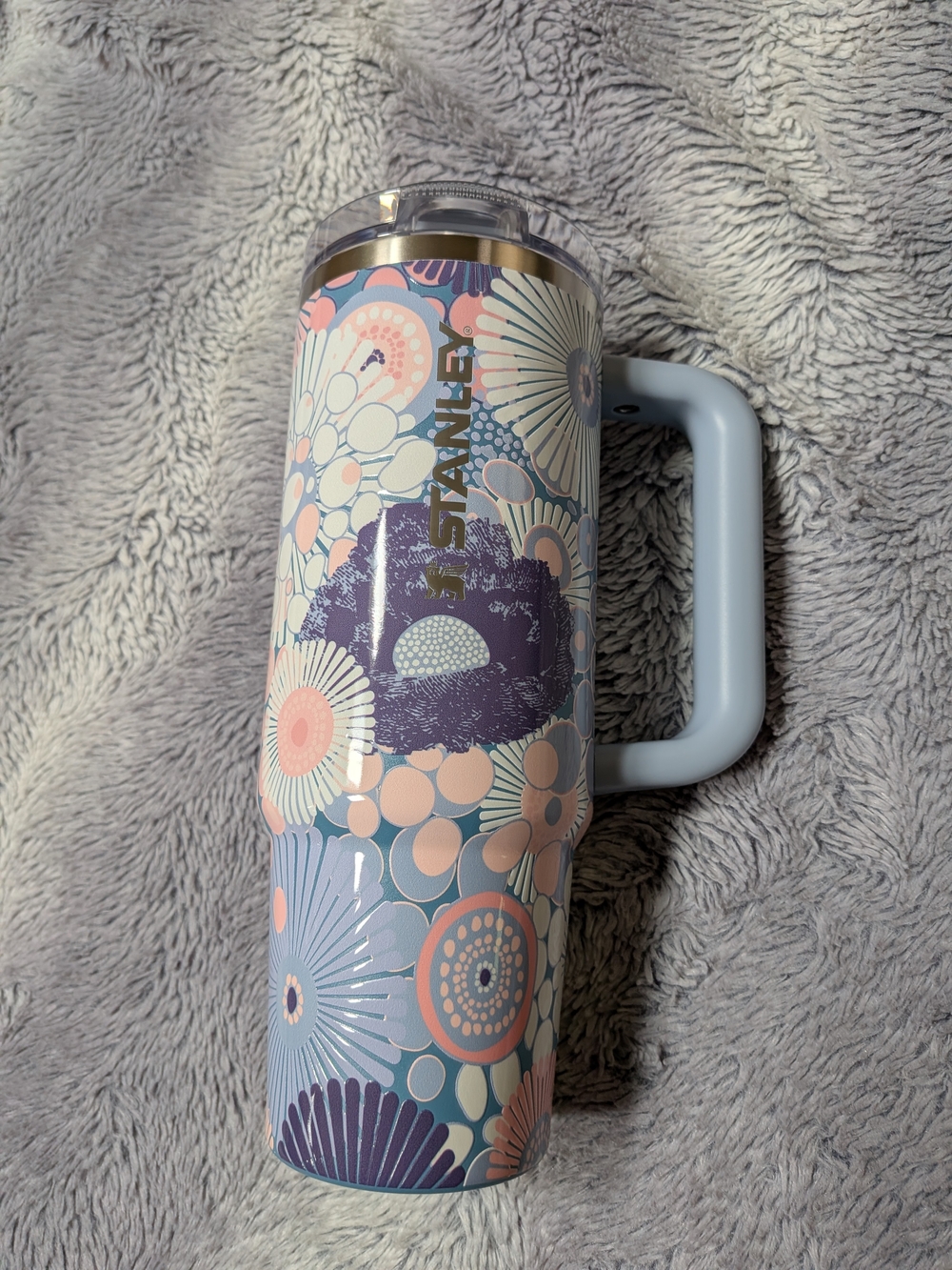 Stanley Asia 30oz Floral Stainless Travel Mug - Pastel Blue